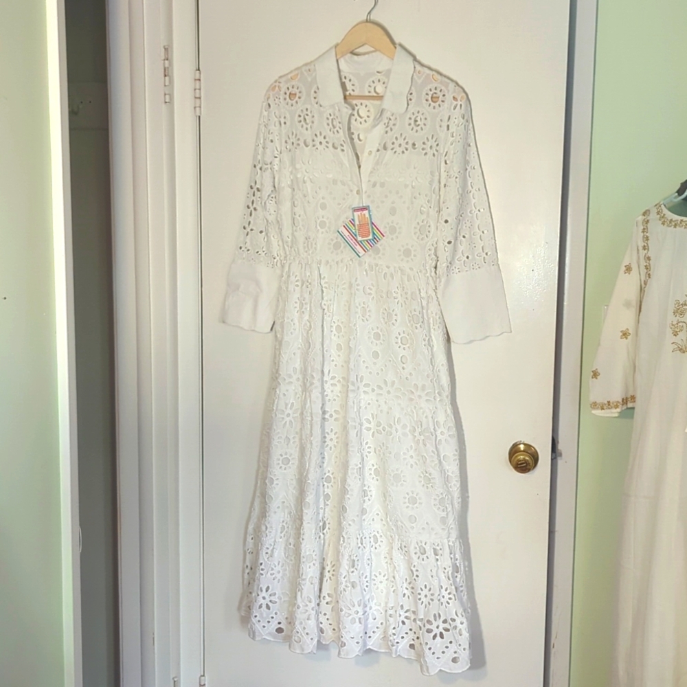 Gretchen Scott Little Bo Peep Midi Dress